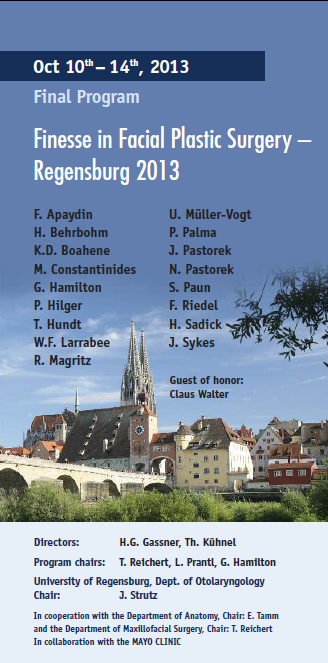 Finesse in Facial Plastic Surgery - Oct 10th-14th, 2013