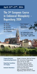The 3rd European Course in Endonasal Rhinoplasty 2024