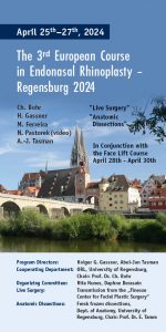 European Course Endonasal Rhinoplasty Regensburg 2024 Cover
